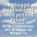Nybyggda fasader mglar